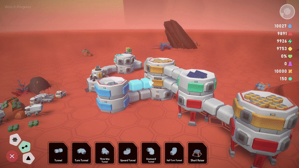 《异星开拓者》外星球基地建造场景:立体结构的太空基地