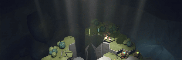 《矮人探险公司》地下洞穴场景:矮人队伍挖掘宝藏的画面