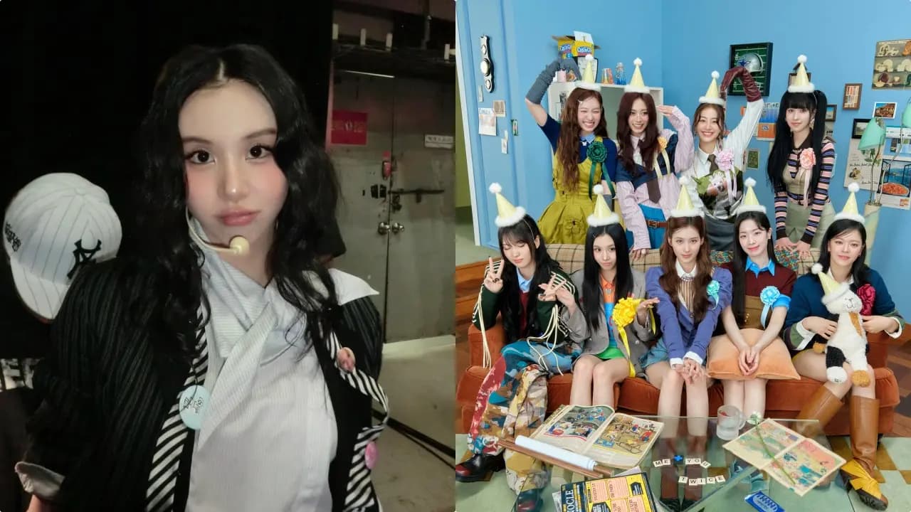 TWICE彩瑛相关封面图,图片来源为IG账号@chaeyo.0与JYP娱乐