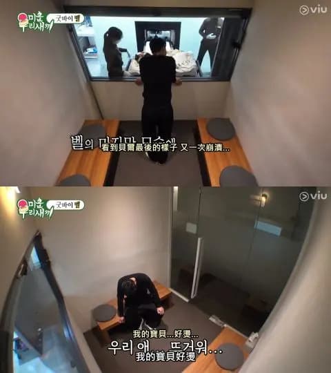 《我家的熊孩子》節目截圖:裴正楠與貝爾的最後道別