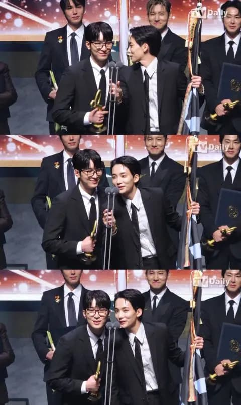 圓佑與淨漢的活動照片,圖源為TVDaily