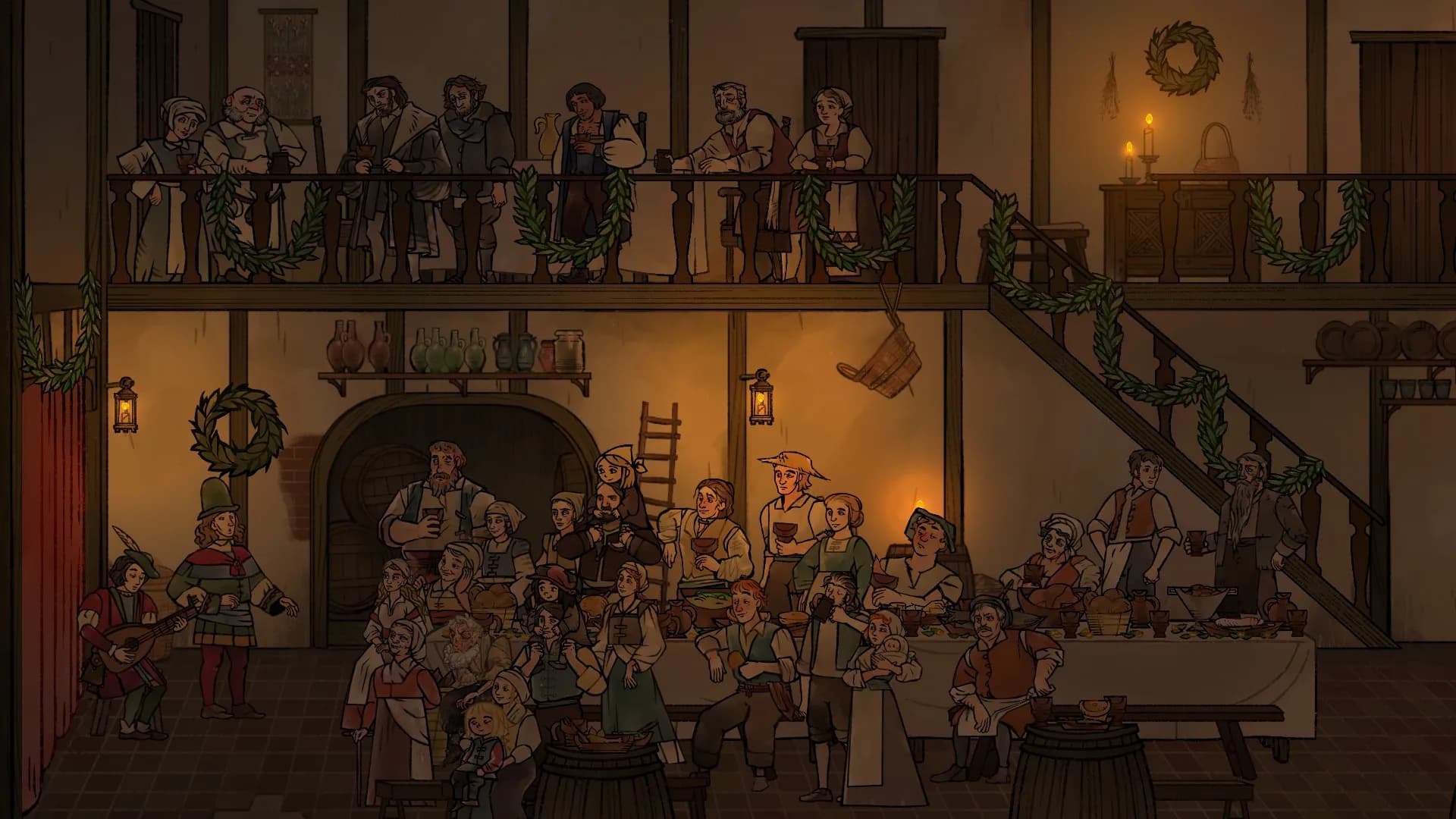 《隐迹渐现》中世纪浮世绘角色群像