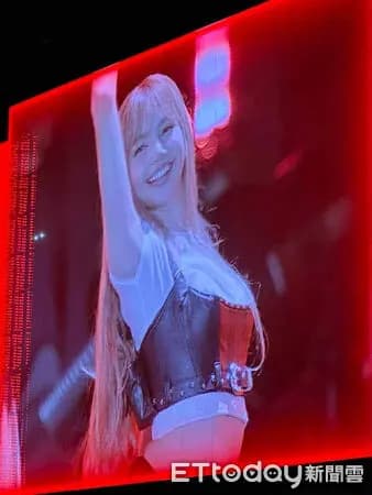 BLACKPINK演唱會粉絲揮動應援棒畫面