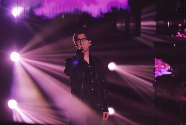 品冠赴杭州開唱的現場照片,圖片由種子音樂提供