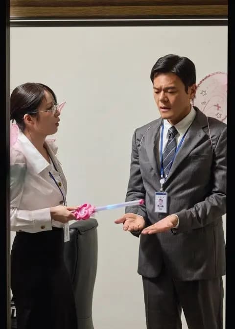 朴轸永《Happy Hour》预告照:泡咖啡时看被表扬同事 图源JYP娱乐