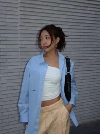 金蔷薇出演《Heart Signal 2》时的节目画面截图