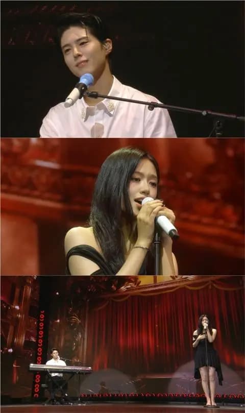 朴宝剑与安兪真合作舞台图