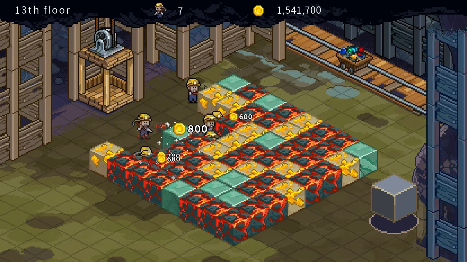 地心挖矿者游戏界面展示