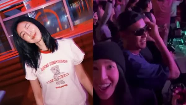 杨谨华现身BLACKPINK高雄演唱会第二天粉丝朝圣抢拍瞬间 读者提供及IG翻摄