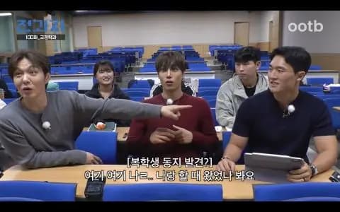 李昌燮與製作組搞笑互動畫面,來源Youtube@ootb STUDIO