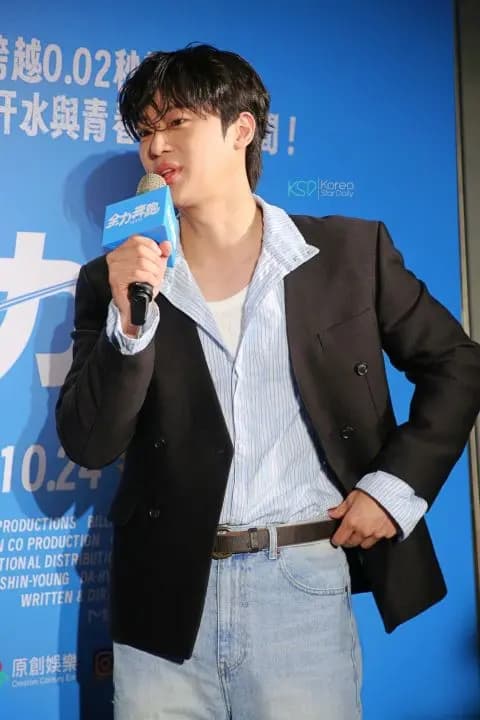 李信盈談與林柏宏合作照片