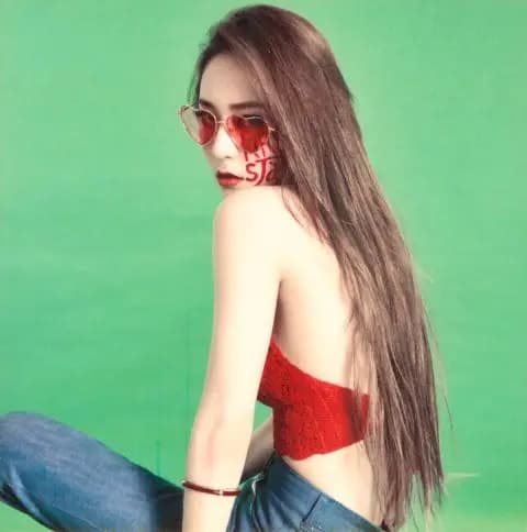 f(x)成员Krystal郑秀晶活动现场照片(SMTOWN提供)