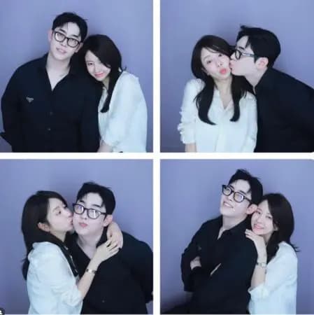 殷嘉恩與丈夫朴炫浩交往1年結婚的照片,圖片來源於殷嘉恩IG