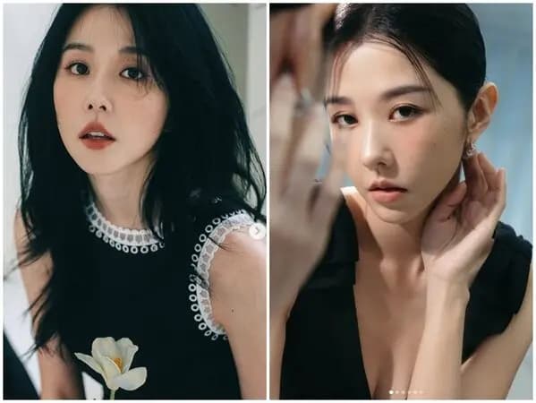 邵雨薇使用搞怪濾鏡錄製回應影片的截圖