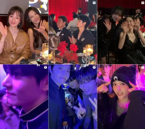 韩国W Korea乳癌慈善晚宴现场争议图片,公益活动变狂欢派对翻摄自韩网