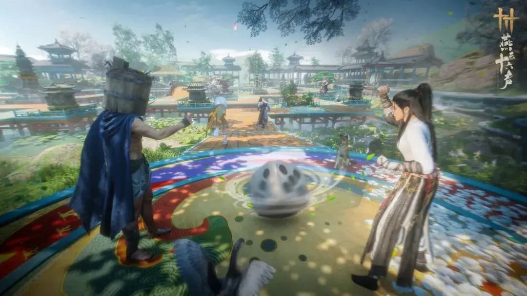 In-game Dama Qi board showing sect skills and mystic cards used for strategy