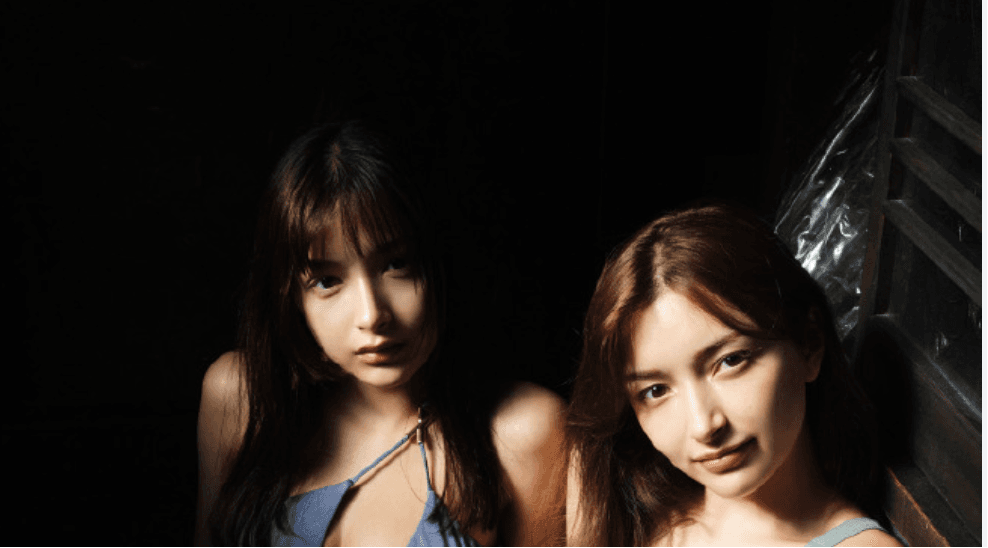 Portrait of Erika in a white dress with teary eyes conveying sincerity