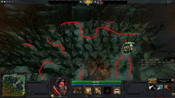 吧友原创技术贴:绕树林逃生反杀的极限技巧