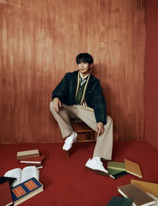 Tommy Hilfiger冬季广告大片中的丁海寅