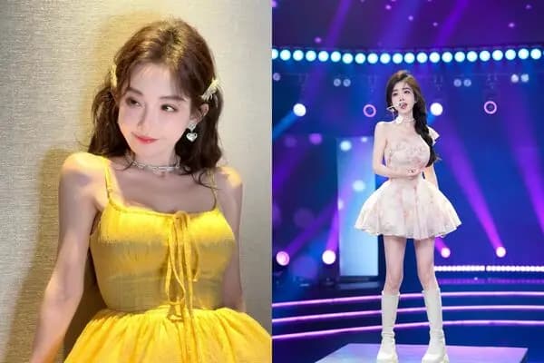 馮提莫直播中展現暴瘦後的纖細身材