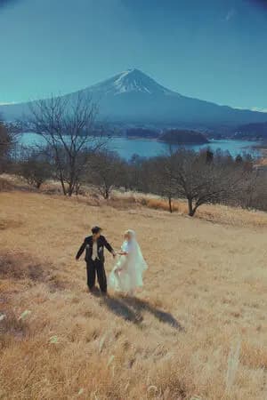 拍攝期間天氣晴朗富士山清晰可見