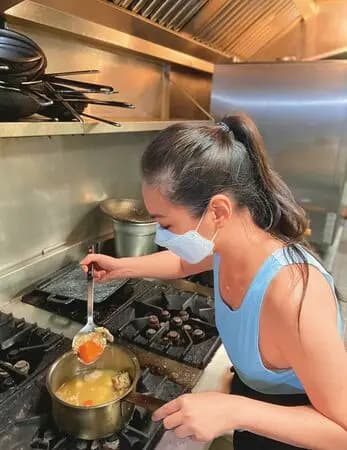 王俐人經營私廚副業投入大量積蓄